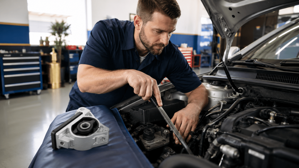 Motor mount replacement at MotorCar Doctors in Beaverton, OR